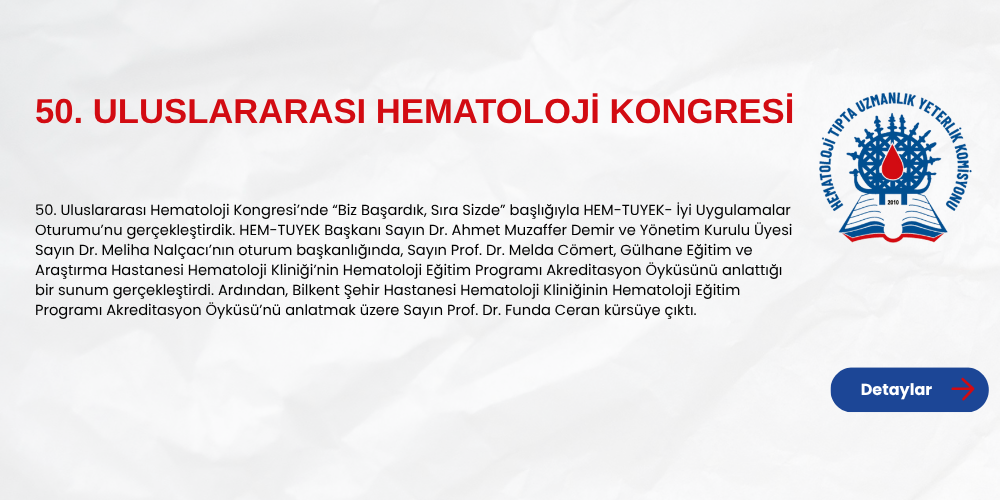 50. Uluslararası Hematoloji Kongresi